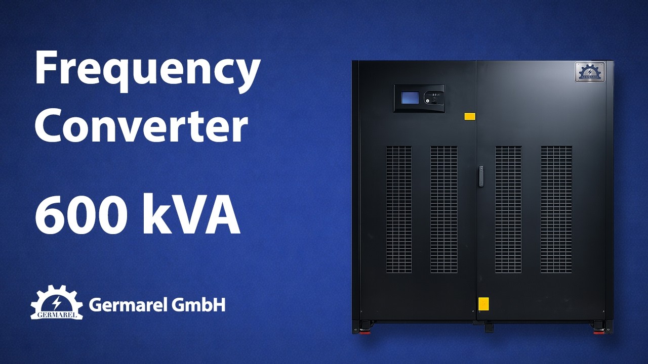 FC-GER 600kVA Frequency Converter Testing by Germarel