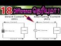 Difference Between AC and DC in Tamil, What is Alternating Current and Direct Current