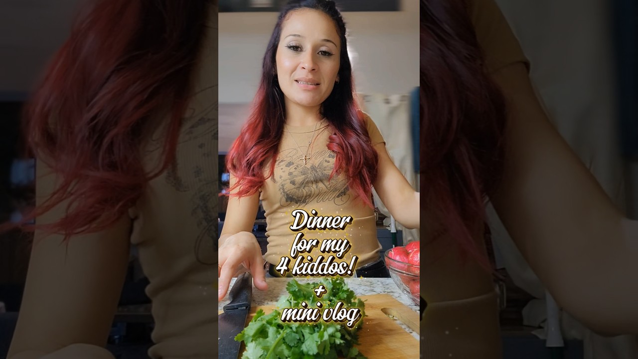 Ужин для моих 4 детей 🤍
