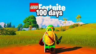 I spent 100 days in Lego Fortnite, and this is what happened