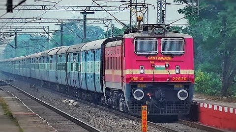 Aggressive Speedy Old ICF Jan Shatabdi Express & Mumbai LTT Kurla Express with WAP-7 & WAP-4 Loco