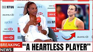 She Is HEARTLESS — Serena Williams Makes SHOCKING Statement About Aryna Sabalenka