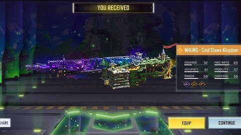 Cod Mobile:Buying New Legendary M4LMG Cold Claws Kingdom😈 From Cold claw Series💯💀#codm#gaming#video 