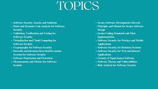 11th International Conference on Software Security (ICSS 2025) screenshot 5