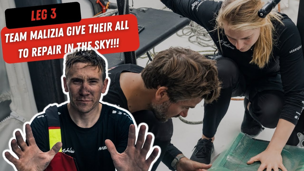 Day 4 - Leg 3 - The team give their all to repair in the sky