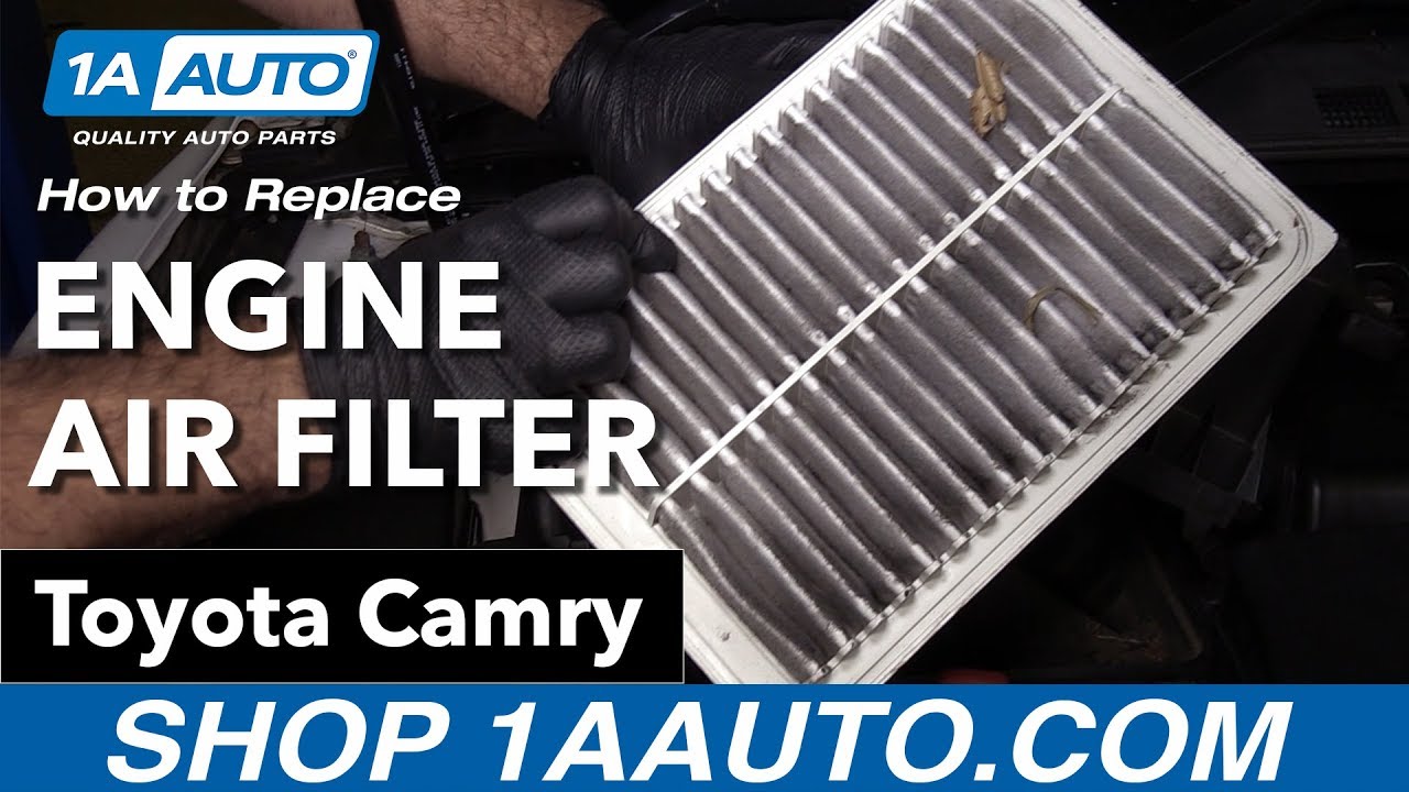 How to Replace Engine Air Filter 07-15 Toyota Camry - YouTube