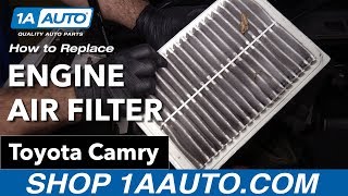 How to Replace Engine Air Filter 0715 Toyota Camry