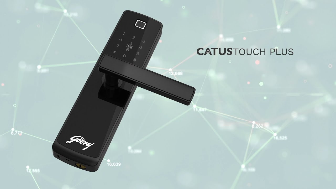 Godrej Locks presents Catus Touch Plus, the 4-in-1 digital lock.