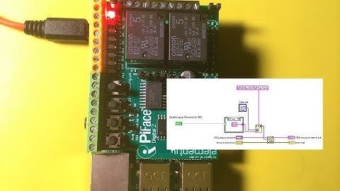 Demo: Raspberry Pi and PiFace Digital as LabVIEW Switch