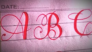 A to Z Calligraphy Tutorial | Full English Alphabets for beginner  