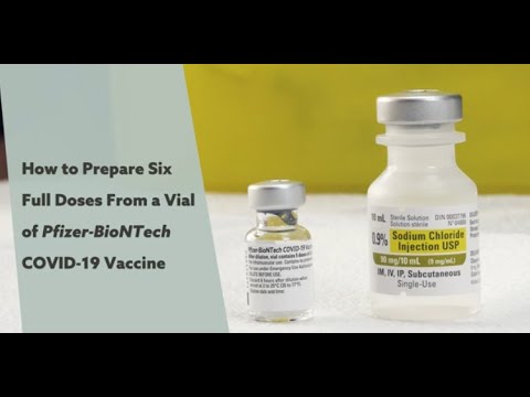 How to Prepare Six Full Doses From a Vial of Pfizer-BioNTech COVID-19 Vaccine