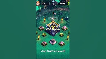 Upgrading Clan Castle From Level 1 to Max Level |Detailing Skins #clashofclans #cocshorts #shorts