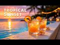 Tropical Sunset Cocktail Lounge 🍹🌅 | Deep House Music & Smooth Beachside Relaxation