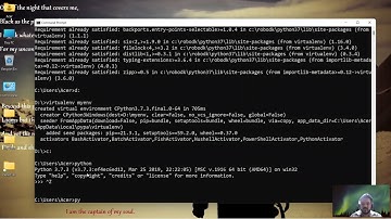 How to create a virtual environment using command prompt (CMD) !