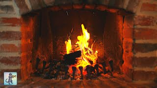 Cozy Fireplace ~ Relaxing Burning Fireplace \& Crackling Fire Sounds (No Music)