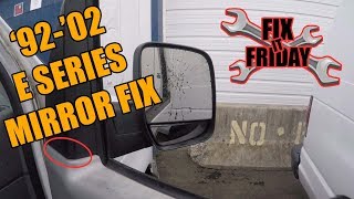 Ford Econoline Van Mirror Replacement (Detailed How To) | Fix It Friday