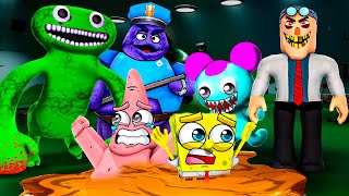 SpongeBob & Patrick ESCAPE the SCARIEST Roblox Maps in QUICKSAND! screenshot 4