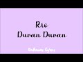 Rio-Duran Duran; lyrics