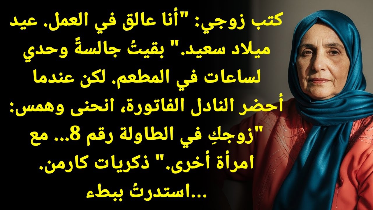 زوجي قال رايح الشغل... النادل همس: 