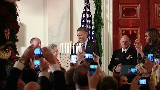 Full President Obama Speaks at an Evening Hanukkah Reception News