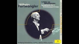 BEETHOVEN: Violin Concerto in D major op. 61 / Schneiderhan · Furtwängler·Berliner Philharmoniker