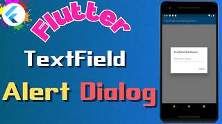 Flutter AlertDialog with TextField Tutorial | Get User Input | Dart Tutorial for Flutter in Bangla