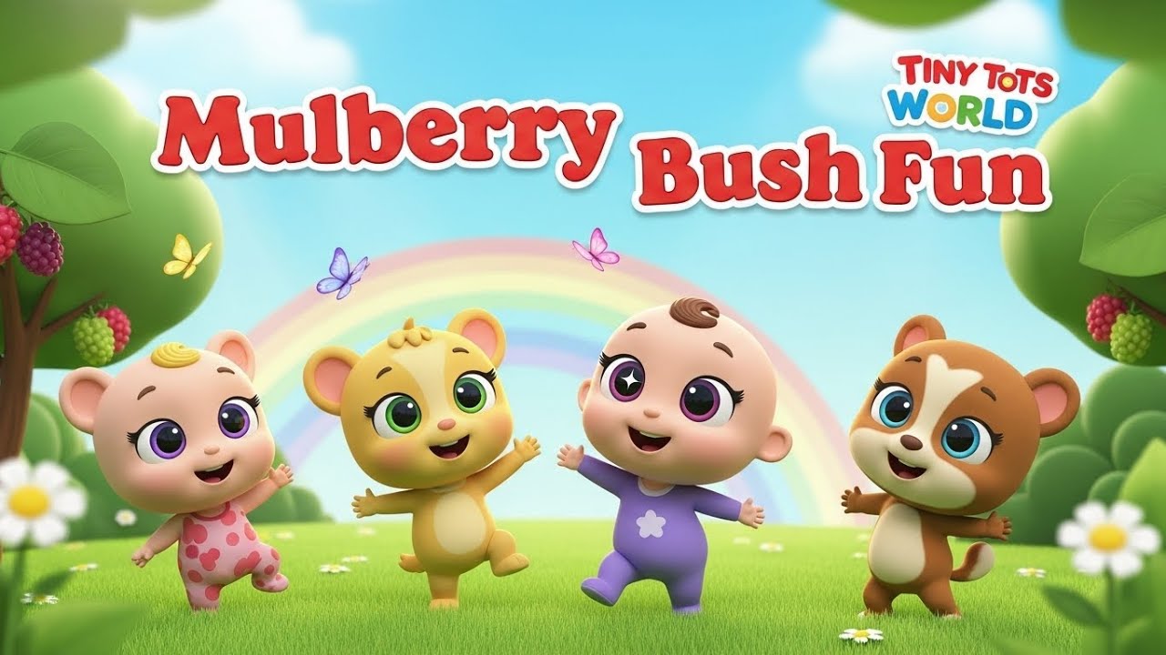 Mulberry Bush Fun 🌳🎶 | Happy Kids Dance & Play Song - YouTube