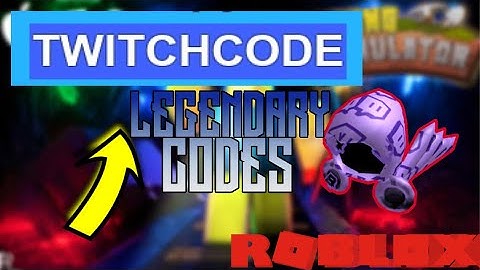 LEGENDARY TWITCHCODES! IN MINING SIMULATOR ROBLOX