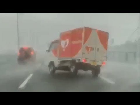 Typhoon Jebi Hits Osaka, Japan - September 4, 2018