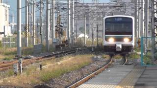 【FHD】常磐線E501系K-703編成(更新前)いわき行　湯本到着