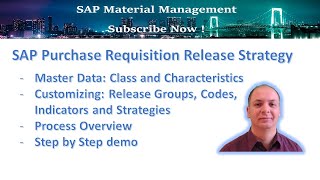 SAP Purchase Requisition Release Strategy