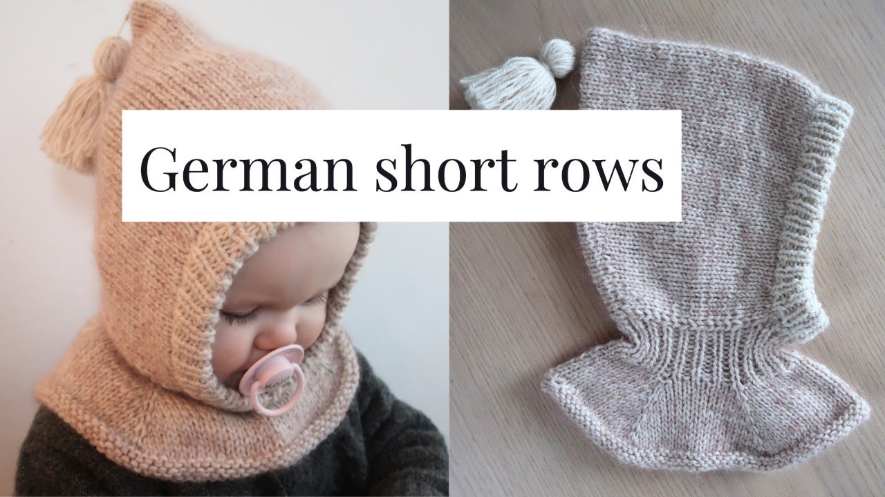 German Short Rows (How to, Balaclava Tiye)