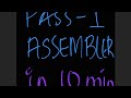 PASS 1 Assembler |System Software