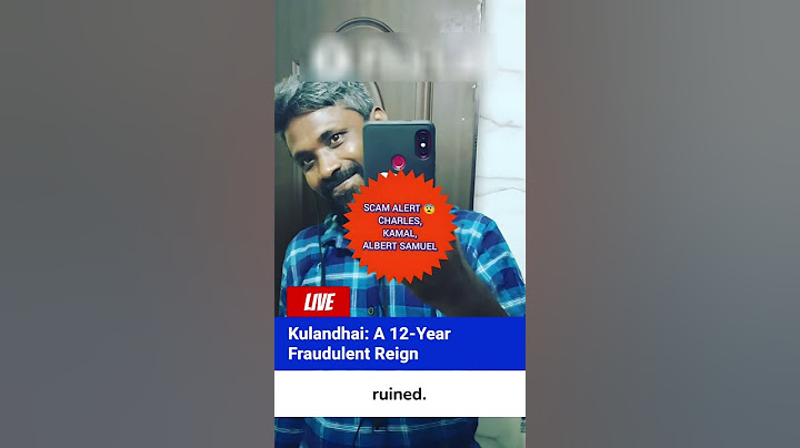 Beware of this Man – Fraud in Tamil Nadu & Pondy