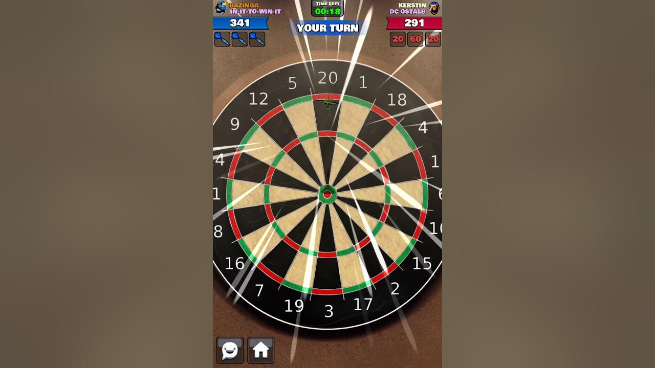 Darts club PVP 9 dart for Trophy match 501 match dbl in / dbl out