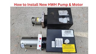 How To Replace Your HWH Hydraulic Pump RAP30348 AP30348 Do to Low Pressure Jacks Would Not Raise RV