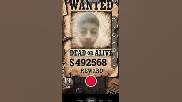 Wanted criminal filter tutorial #shorts #viral