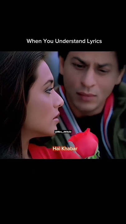 Ho Raha Hai Juda Dono Ka Rasta 🧃🖤 | Kabhi Alvida Naa Kehna | #shorts #youtubeshorts #trending