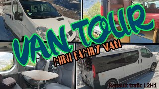 VANLIFE#1 /VAN TOUR Renault Trafic L2H1/fourgon aménagé 8 places ou 5 places et 4 couchages!!