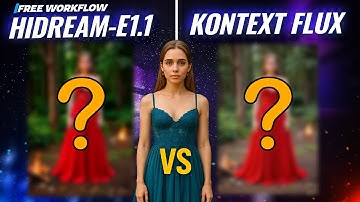 Which AI Wins? HiDream‑E1.1 vs Kontext Flux | ComfyUI Workflow Test