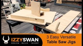 Video thumbnail of "3 Easy Table Saw Jig | How To"