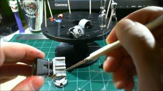 Moebius Models Lost in space B9 robot buildup part 2