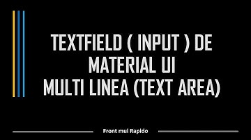 04 TEXTFIELD MULTILINE TEXT AREA MATERIAL UI COMPONENT MULTILINE INPUT DE MATERIAL UI TEXT AREA UI