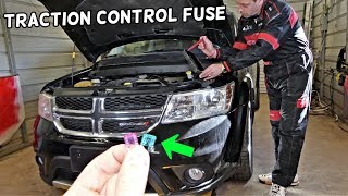 DODGE JOURNEY TRACTION CONTROL FUSE LOCATION REPLACEMENT  FIAT FREEMONT