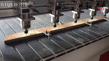 Multi-head CNC engraving/cutting router machine
