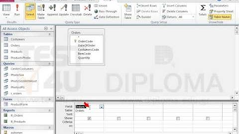 Create a new query in design view based on the Orders table that will display all fields and...