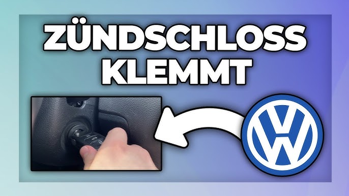 Zündschloss Zündschalter Schließzylinder + 2x Schlüssel für VW Golf 4 IV  Lupo Beetle Polo 9N 6R T5 V