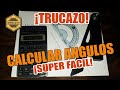 TRUCO para calcular ANGULOS SUPER FACIL en CARPINTERIA