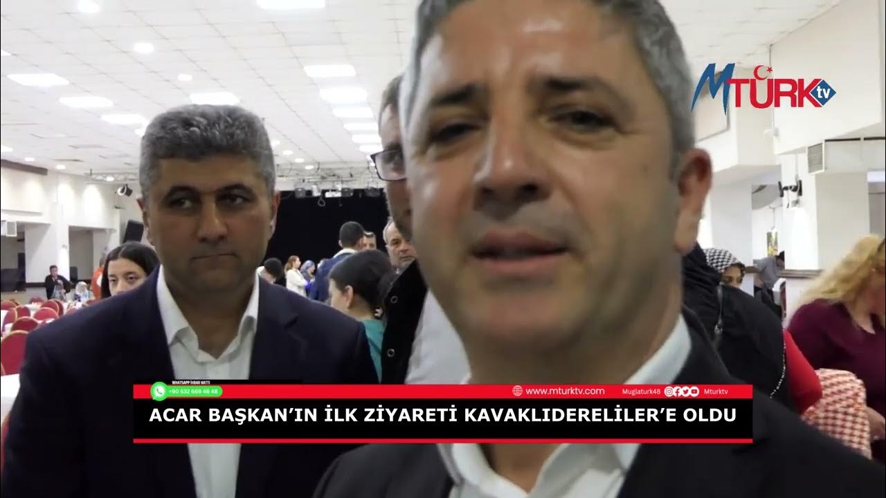 ACAR BAŞKAN’IN İLK ZİYARETİ KAVAKLIDERELİLER’E OLDU