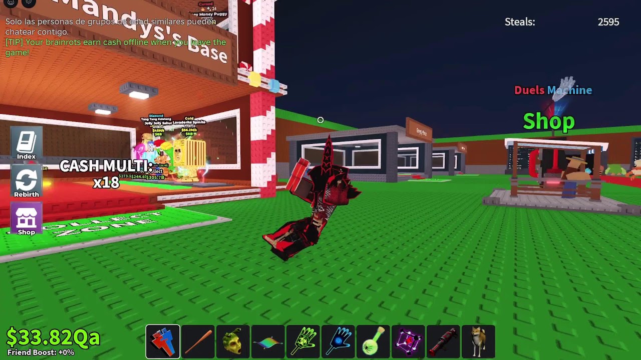 Ventas, Trades y Pvp con Subs en Steal a Brainrot‼️